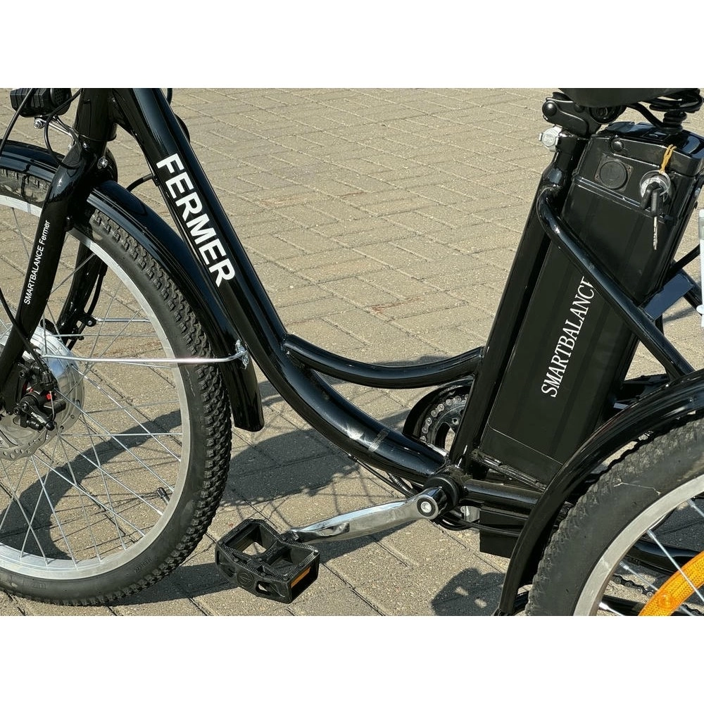 Трехколесный электровелосипед SmartBalance Fermer Чёрный 4